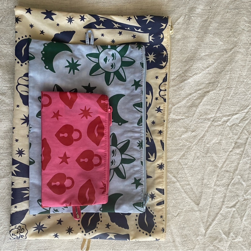 BAGGU Charms Go Pouch Set